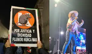Keiko Fujimori realizó mitin en Arequipa en medio de protestas y fuerte resguardo policial