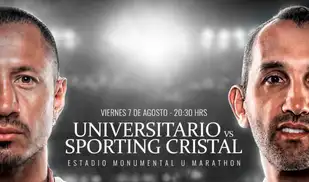 Universitario vs Sporting Cristal EN VIVO: alineaciones, hora y canal dónde ver partido