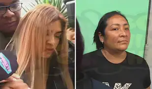 Mujer agrede a Naldy Saldaña durante su ingreso a la Depincri tras denunciar a exdirector musical Mujer agrede a Naldy Saldaña durante su ingreso a la Depincri tras denunciar a exdirector musical