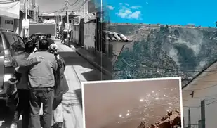 ¡Familias unidas, abrazadas y desprendimientos de rocas! Las imágenes que exponen el intenso terremoto