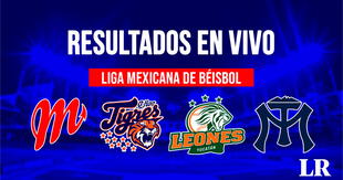 Resultados Liga Mexicana de Béisbol EN VIVO, 29 de abril: juegos, standings y pronósticos de HOY
