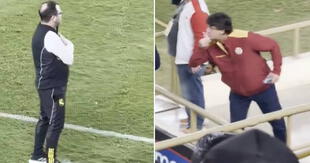 Filtran polémico y provocador gesto de Ferrari contra Moreira durante el Universitario vs. Cristal