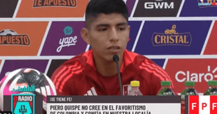 Piero Quispe y su firme respuesta previo al partido ante Colombia por las Eliminatorias: "Soy uno de los mejores"