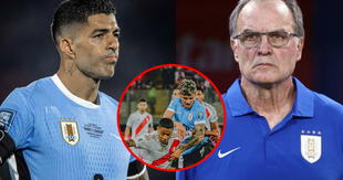 Hinchas uruguayos acusan a Suárez de 'armar la camita' a Bielsa tras derrota ante Perú: "Pudrió el vestuario"