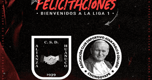 Melgar felicitó a Juan Pablo II y Alianza Univerdad por ascender, pero le dejó su 'chiquita' al club de Lozano