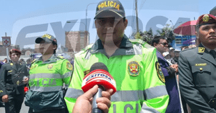 Capitán PNP Junior Izquierdo es enviado a cuidar procesión del Señor de los Milagros tras revelar audios de Santivañez