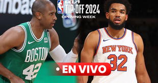 Boston Celtics vs New York Knicks EN VIVO, NBA Tip-Off 2024: ¿dónde ver a Al Horford y Karl-Anthony Towns?