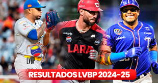 Resultados LVBP 2024-25 EN VIVO: revisa los juegos, pitchers, lineups y abridores de HOY