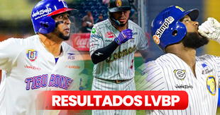 Resultados LVBP 2024-25 EN VIVO: juegos de HOY, pitchers, lineups y marcadores ONLINE GRATIS