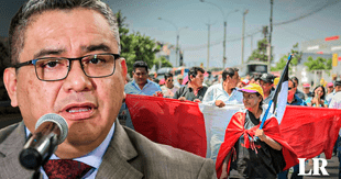 Ministro Santiváñez llama "delincuentes" a manifestantes en las calles durante APEC y los acusa de atacar a la PNP