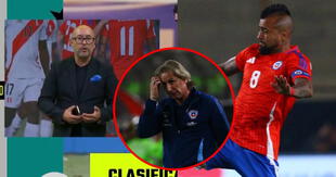 Prensa chilena 'destrozó' a Ricardo Gareca tras el empate ante Perú: "El técnico fue Arturo Vidal"