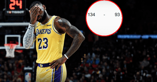 Los Angeles Lakers de LeBron James sufre paliza histórica en la NBA y estrella reacciona: "Es vergonzoso"