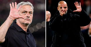 Mourinho le respondió fuerte a Guardiola y le recordó las denuncias: "Él ganó 6, pero yo 3 limpiamente"