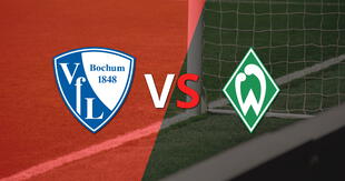 Llega el entretiempo y Bochum y Werder Bremen empatan sin goles