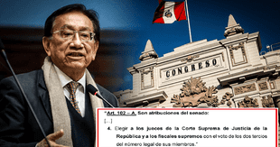 Perú Libre impulsa ley para que el Congreso elija fiscales y jueces supremos