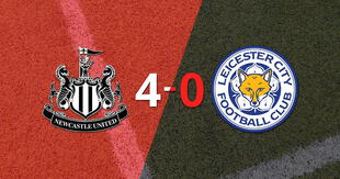 Resumen: Newcastle United le pasó por encima a Leicester City con doblete de Jacob Murphy