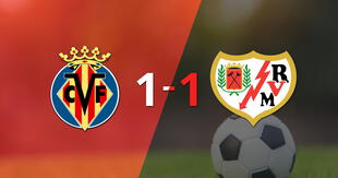 Resumen: Empate a uno entre Villarreal y Rayo Vallecano