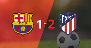 Resumen: Atlético de Madrid voltea el marcador y triunfa 2 a 1 ante Barcelona con gol agónico