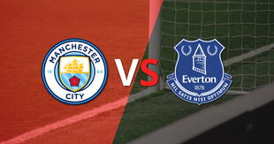 Everton y Manchester City se van al descanso con un empate