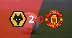 Resumen: Wolverhampton le ganó con claridad a Manchester United por 2 a 0