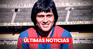 Murió Hugo Sotil: últimas noticias del recordado ídolo del fútbol peruano y del Barcelona