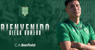 Banfield presenta a Diego Romero y revela el millonario monto que pagarían a Universitario por su pase