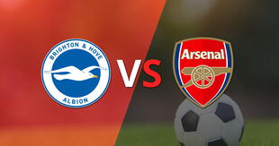 Arrancan las acciones del duelo entre Brighton and Hove y Arsenal