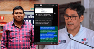 Chat inédito entre ministro Demartini y Carlos Guillén, vinculado al caso Qali Warma, mostraría cercanía entre ambos