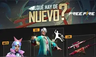 Free Fire: agenda semanal del 11 al 16 de enero con Scar de la Suerte y Oro Royale