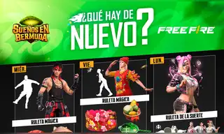Free Fire: agenda semanal del 1 al 6 de febrero con Recarga de la Suerte y Armas Royale