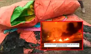 Lanzan bomba molotov contra negocio de juegos infantiles en SJM: pérdidas superan los S/100.000