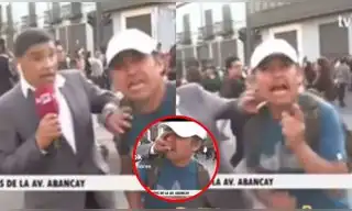 Periodista ATACA a manifestante EN VIVO durante paro de transportistas en el Cercado de Lima: ¿Por qué me golpeas? Periodista ATACA a manifestante EN VIVO durante paro de transportistas en el Cercado de Lima: ¿Por qué me golpeas?