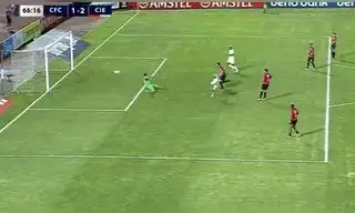 Cienciano le dio vuelta a Caracas en Venezuela: Carlos Garcés anotó el 2-1 con un fuerte remate