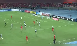 Luis Ramos se luce con sensacional gol para América de Cali: peruano remató de zurda y pone el 1-0 ante Corinthians por la Copa Sudamericana