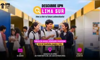 ¿Terminaste el colegio? Conoce la experiencia universitaria en “Descubre UPN Lima Sur” ¿Terminaste el colegio? Conoce la experiencia universitaria en “Descubre UPN Lima Sur”