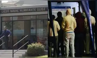 Caso Liceo Naval:  PJ ordena 4 meses de internamiento preventivo contra 6 escolares por presunto abuso