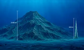 El gigantesco monte submarino entre Perú y Chile que se eleva más de 2,4 km y triplica la altura del edificio más alto del mundo