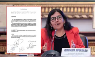 Fuerza Popular busca censurar a Giannina Avendaño por demora en el dictamen de facultades