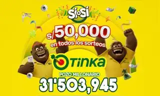 Resultados de La Tinka del miércoles 7 de octubre: números ganadores, premios del Pozo Millonario, boliyapa, S/50.000 y más