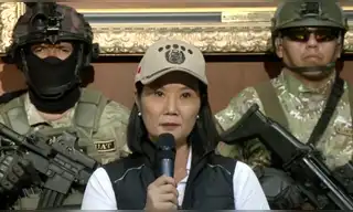 Keiko Fujimori, rodeada de militares, dice que agredieron a su ministro en el Senado: "Le expreso mi total respaldo"