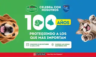 ¿Buscas un plan petfriendly? Purina celebra sus 100 años con actividades gratuitas para familias y mascotas ¿Buscas un plan petfriendly? Purina celebra sus 100 años con actividades gratuitas para familias y mascotas