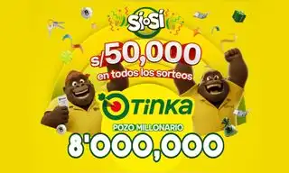 Resultados de La Tinka del miércoles 14 de octubre: números ganadores, premios del Pozo Millonario, boliyapa, S/50.000 y más Resultados de La Tinka del miércoles 14 de octubre: números ganadores, premios del Pozo Millonario, boliyapa, S/50.000 y más