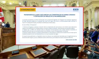 Transparencia pide reglas claras entre Senado y Diputados tras la aprobación de las facultades 
