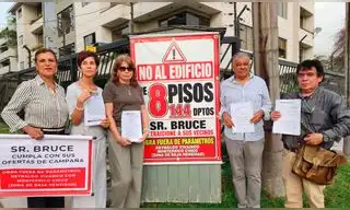 Vecinos de Surco alertan que edificio de 8 pisos agravaría el tráfico y exigen diálogo con la municipalidad