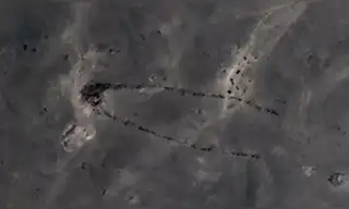 Una tumba de piedra de 55 metros y con "antenas" descubierta en el desierto del Sahara fue construida hace más de 4.000 años