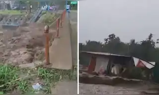 Cusco: desborde del río Kimbiri arrasa viviendas en el VRAEM y obliga a evacuar a pobladores