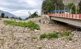 Puente Huampaní costó S/19 millones y podría colapsar por desborde del río Rímac a un año de inaugurado en Chaclacayo Puente Huampaní costó S/19 millones y podría colapsar por desborde del río Rímac a un año de inaugurado en Chaclacayo
