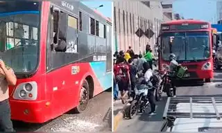 Atacan a balazos bus de El Rápido y chofer resulta herido en la avenida Universitaria en Cercado de Lima Atacan a balazos bus de El Rápido y chofer resulta herido en la avenida Universitaria en Cercado de Lima