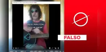 No, el cantante Charly García no aparece en video dedicando mensaje a los peruanos No, el cantante Charly García no aparece en video dedicando mensaje a los peruanos
