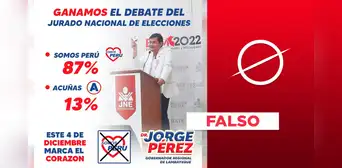 No, el JNE no determina ganadores de sus debates electorales No, el JNE no determina ganadores de sus debates electorales